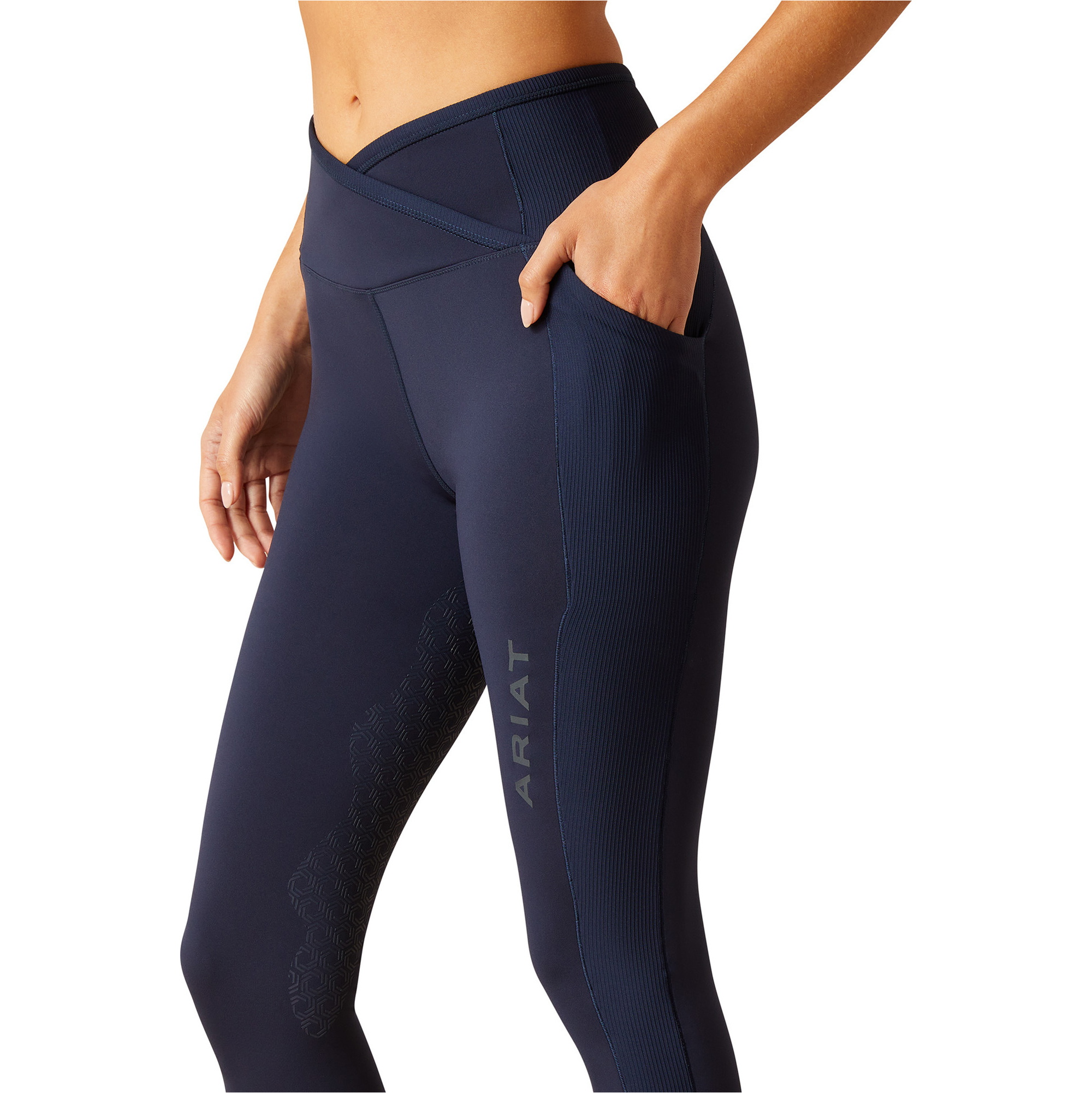2025 Ariat Womens Eos Chic Half Grip Tight 10048919 - Navy Eclipse
